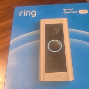 Ring Wired Doorbell Pro in Black and Silver